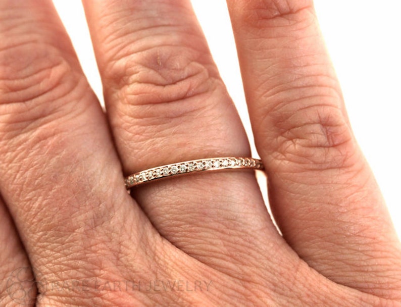 Platinum Diamond Wedding Band Diamond Anniversary Band Diamond | Etsy