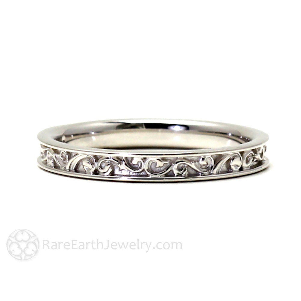Filigree wedding 2024 band platinum