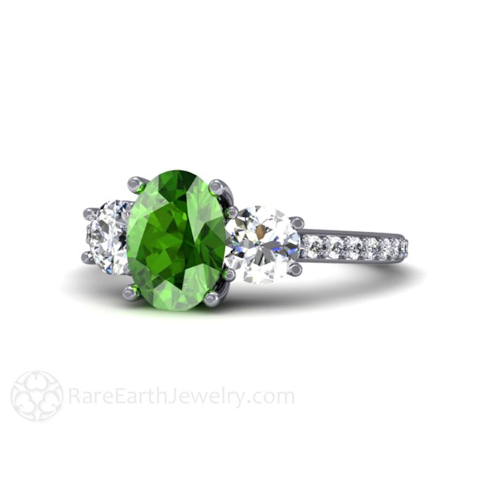 ADCO Diamond | Tsavorite Garnet Ring