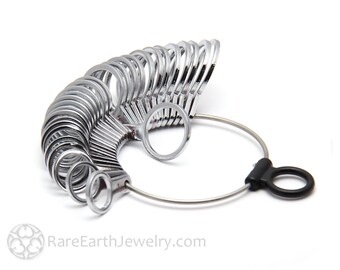 Ring Sizer Ring Gauge Measure your Ring Size for Custom Rings Finger Gauge