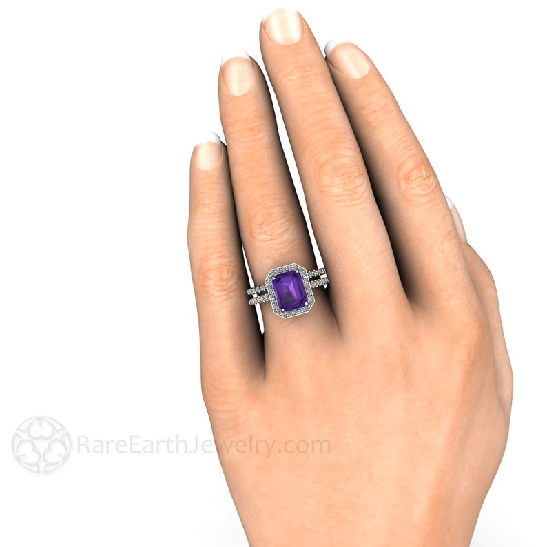 amethyst engagement ring sets amethyst engagement ring sets
