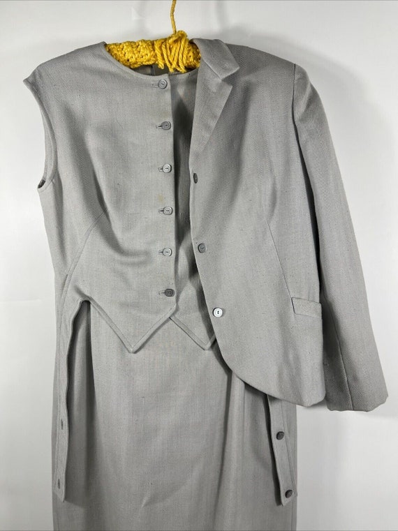 Handmade Vintage Co-ord Dress with Jacket - image 3