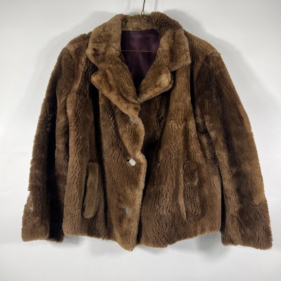 1960's Vintage Handmade Fur  Jacket - image 1
