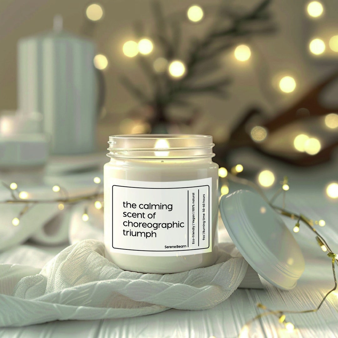 The Calming Scent of Choreographic Triumph Soy Wax Scented Candle 9oz ...