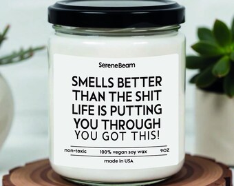 You Got This Soy Candle: Motivational Gift, Tough Times, 9oz