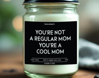 Funny Mom Candle, Gift for Mom, Birthday Candle, In My Mom Era, Gift from Daughter, Funny Gifts, Cool Mom, Mother's Day Soy Wax Candle 9oz