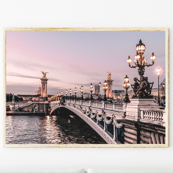 Paris Bridge - Etsy