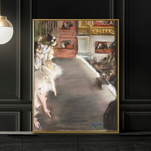 Degas Wall Decor, Dancers at the Old Opera House Print, Glam Girls Wall Art, Ballerina Poster, Edgar Degas Painting Giclee Prints, Gifts
