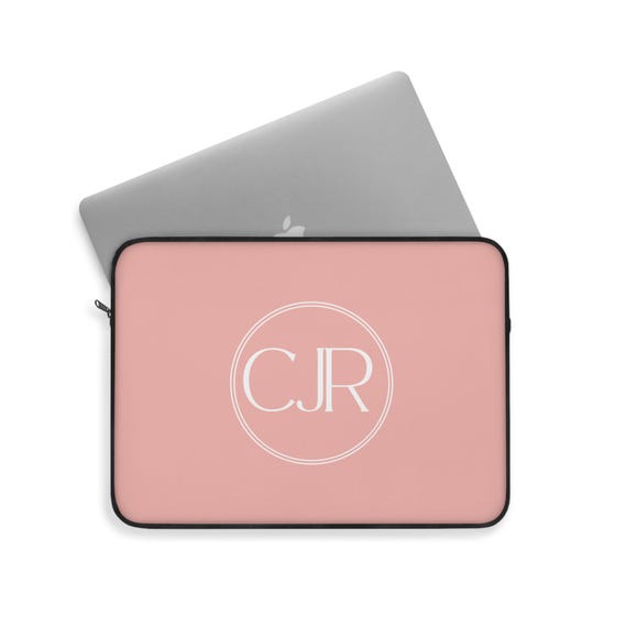 Custom Monogram Laptop Sleeve Cover, Laptop Case, Custom Gifts, Custom Monogram Gift, Personalized Laptop Cover, Personalized Gifts