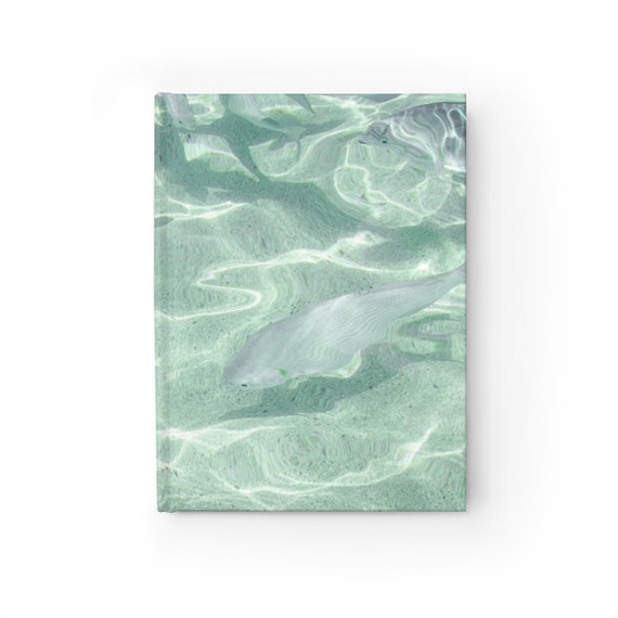 Journal Notebook Diary Featuring Kauai Clear Waters Fish - Choose from Lined or Blank Pages for your Travel Sketches
