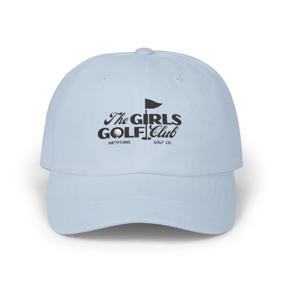 Custom Embroidered Golf Logo Hat – Personalized Hat with Monogram, Text or Logo – Adjustable Hat – Gift for Ladies, Girls, Her, Teams