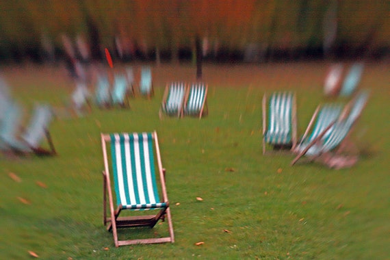 London Photography, London Hyde Park Chairs Fine Art Photographic Print