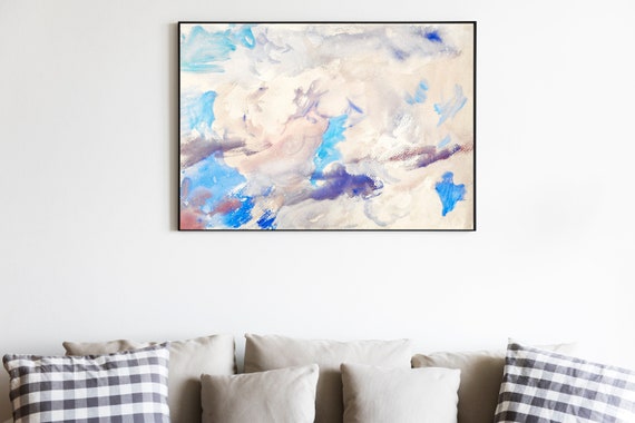 Abstract Painting Art Print, John Singer Sargent Sky Painting, Archival Portriait Prints, Timeless Gallery Wall Decor