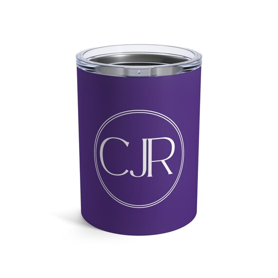 Custom 10 Oz Wine or Coffee Tumbler, Personalized Gift in Custom Colors, Coffee or Tea Mug,