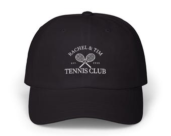 Custom Embroidered Tennis Hat: Personalized Logo, Monogram Cotton Cap