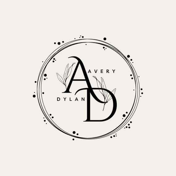 Custom Wedding Monogram Digital Download SVG, Personalized, Customized Text Svg, Printable PNG Cricut Svg Sublimation, Personalized Gift