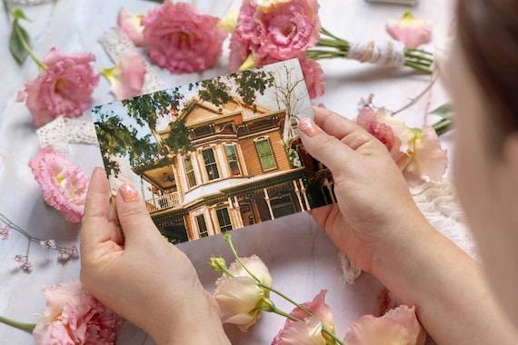 Realtor Closing Gift, Custom Watercolor Greeting Card, Custom Moving Note Card, Personalized New Address Card, Personalized Cards