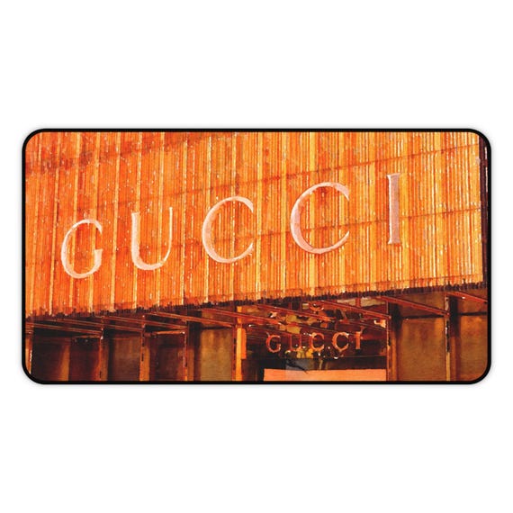 Luxury Fashion Watercolor Desk Mat Pad Extra Large Mousepad with Multifunctional Uses for Office or Dorm Decor