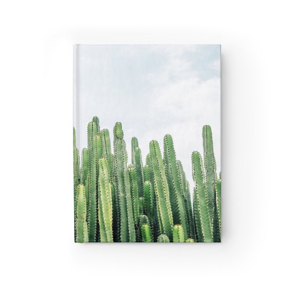 Custom Journal Notebook Diary Cacti - Choose Personalized, Lined or Blank Pages for your Travel Sketches Art Writing or Photography