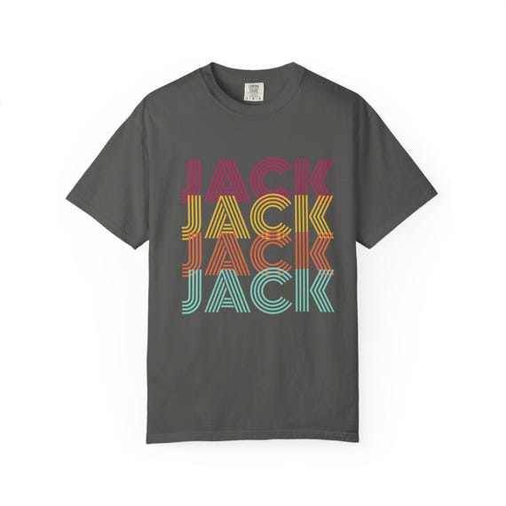 Custom Retro Name T-Shirt, Personalized Colorful Text Tee, Custom Style Name Shirt, Gift for Her, Kids Name Shirt, Multicolor Custom Tee