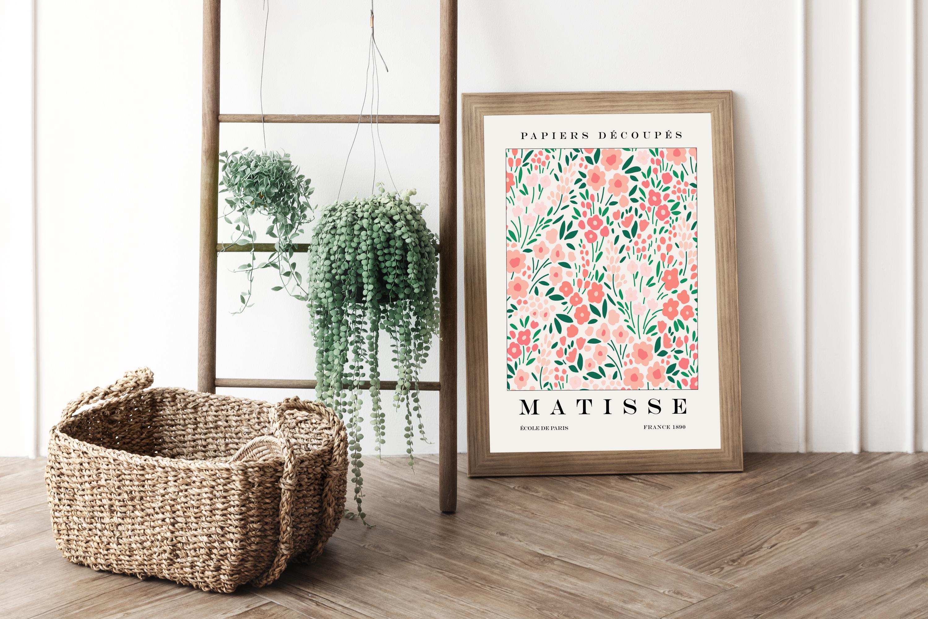 Matisse Flower Poster, Matisse Flower Market Prints, Matisse Cut Out ...