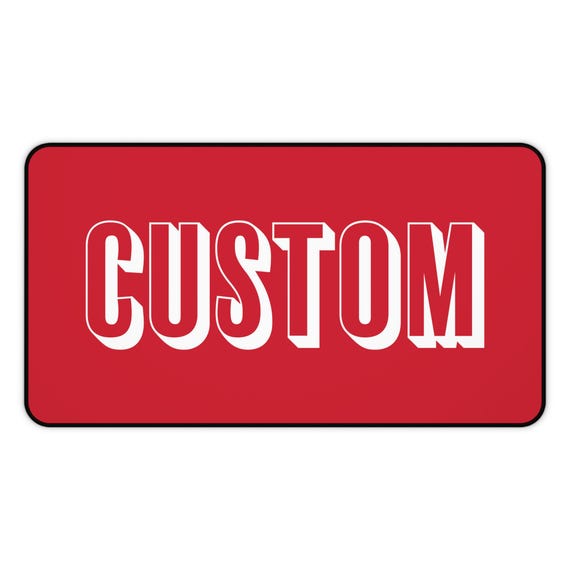 Custom Desk Mat Pad, Personalized XL Mousepad with Multifunctional Use for Writing, Typing or Crafting, Office or College Dorm Decor Deskpad