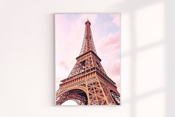 Eiffel Tower Wall Decor, Paris Photography Wall Art Print, Paris Travel Images, Eiffel Tower Photo, French Wall Art Image Decor