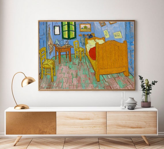 Van Gogh Painting, Vincent Van Gogh Art Print, The Bedroom 1889, Impressionist Art Prints, Van Gogh Gifts, Art Home Decor, Gifts