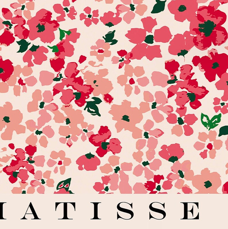 Matisse Flower Poster, Matisse Flower Market Prints, Matisse Cut Out ...