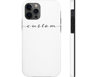 Quality Custom Phone Case Mate Tough Phonecase, Personalized Phone Case, Your Photo or Color Font Words Here, Custom Gift Phone