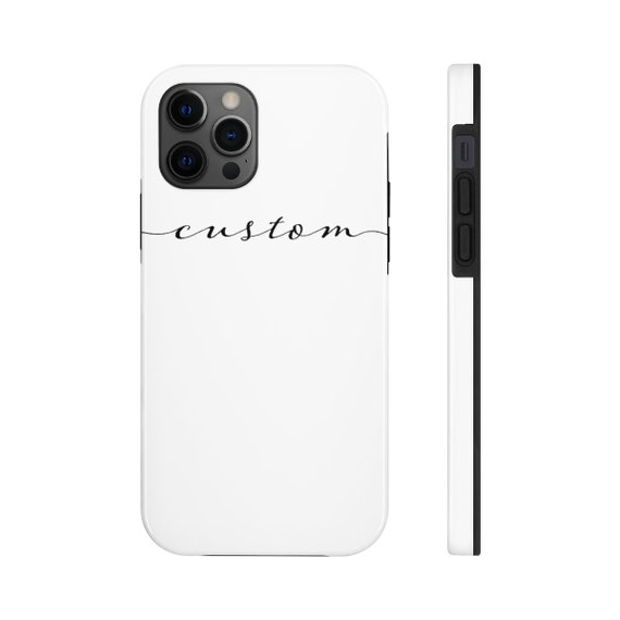 iPhone case, Case Mate Quality Custom Phone Case Mate Tough Phonecase, Personalized Phone Case, Your Photo or Color Font, Custom Gift Phone