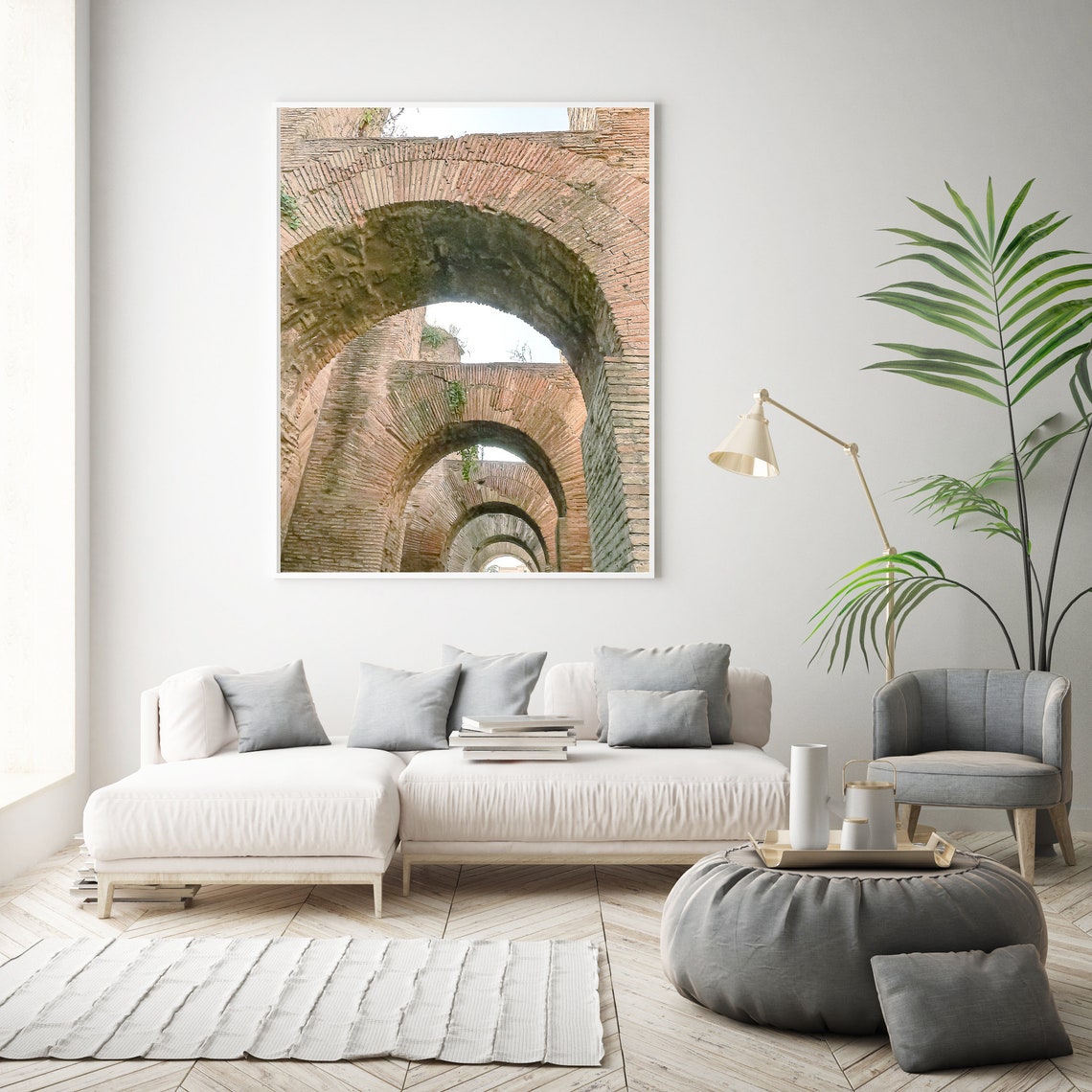 Rome Wall Art Print Photograph Ancient Roman Arches Travel Etsy