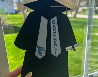 Graduation Cap & Gown Gift Card Holder