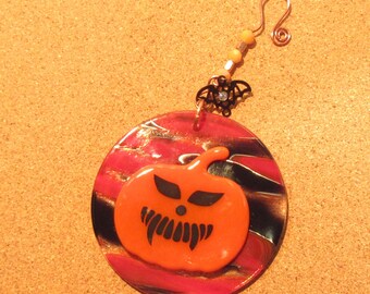 Fused Glass Pumpkin - Halloween Sun Catcher - Pumpkin Sun Catcher - Halloween Decorations -  Halloween Gifts - Hostess Gifts