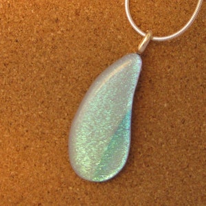 Dichroic Glass Pendant - Dichroic Jewelry - Fused Glass Pendant - Fused Glass Jewelry - Dichroic Necklace - Fused Glass Necklace