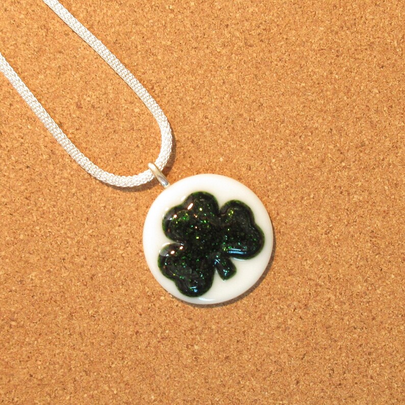 Download Fused Glass Shamrock Pendant St. Patricks Day Jewelry | Etsy Fused Glass Shamrock Pendant St. Patricks Day Jewelry | Etsy