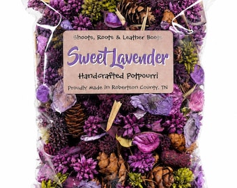 Sweet Lavender Potpourri – Farmhouse Bowl Filler, Calming Floral Fragrance