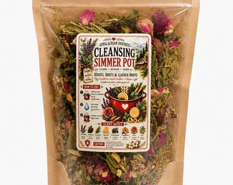 Appalachian Inspired Cleansing Simmer Pot | Palo Santo, Sage & Lavender Home Cleansing Blend | Natural Alternative to Smudging