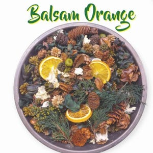 Balsam Orange Handcrafted Potpourri.