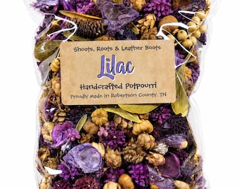 Handcrafted Lilac Potpourri | Dried Botanical Mix, Spring Home Fragrance
