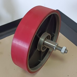 Сontact wheel of grinding machine 8x2 inches (diameter 200 mm width 50 mm) Belt Grinder Mashine Knifemaker Device Grinding Jig
