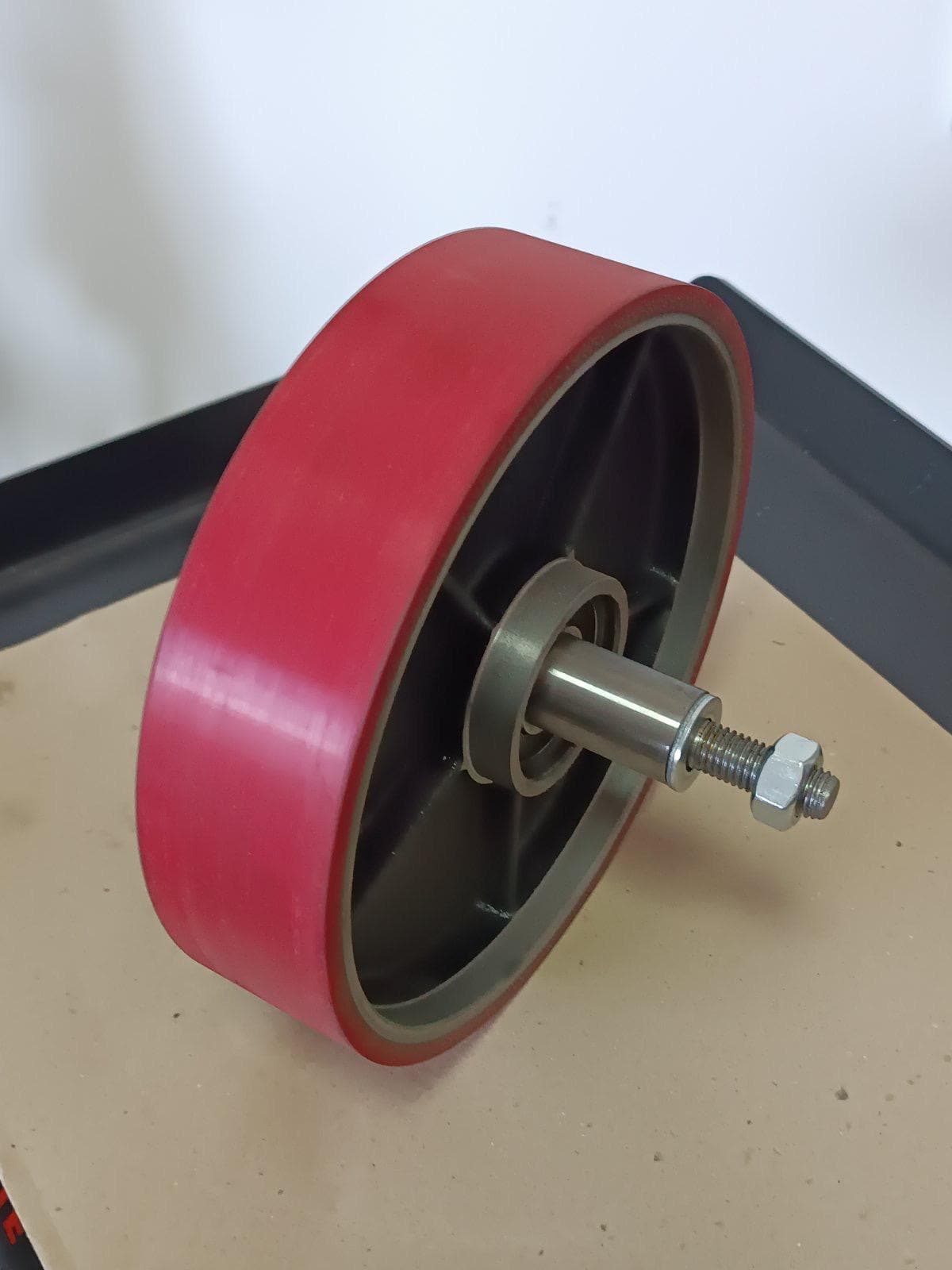 Сontact wheel of grinding machine 8x2 inches (diameter 200 mm width 50 mm) Belt Grinder Mashine Knifemaker Device Grinding Jig