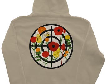 Protect the Press zip hoodie sandstone