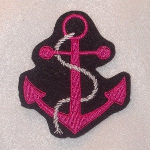 Anchor Felt Embroidery Patch