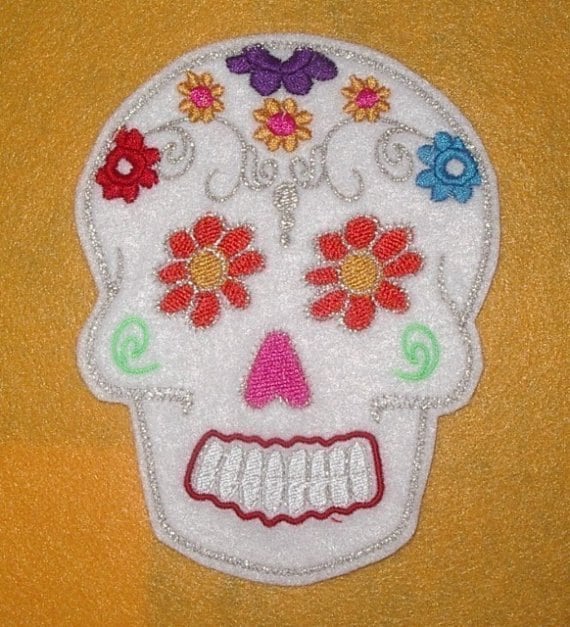 sugar skull patch