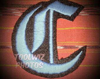 1 inch Letter embroidered patch Old English