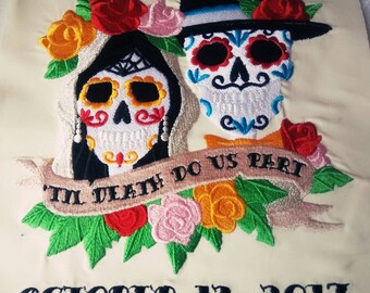 Wedding embroidery custom