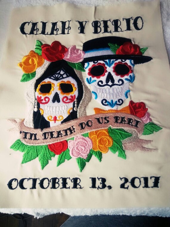 Wedding embroidery custom