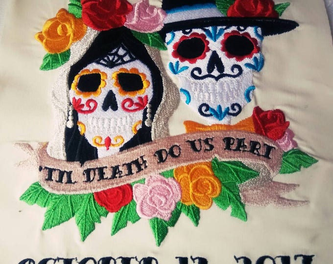 Wedding embroidery custom