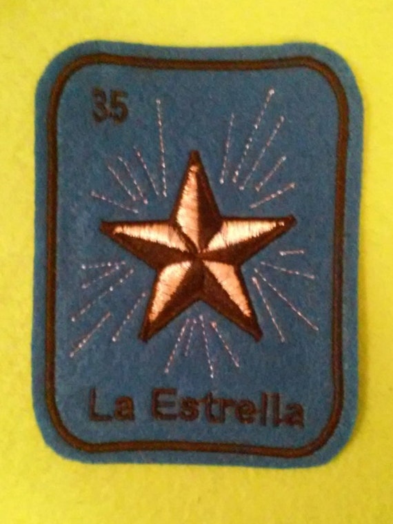 La Estrella Loteria Patch Iron On star